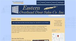 Desktop Screenshot of easternoverhead.com