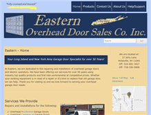 Tablet Screenshot of easternoverhead.com